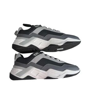 Mallet London Odyssey Grey Chunky Sneakers Men's US 13 EU46 Luxury Trainers NEW